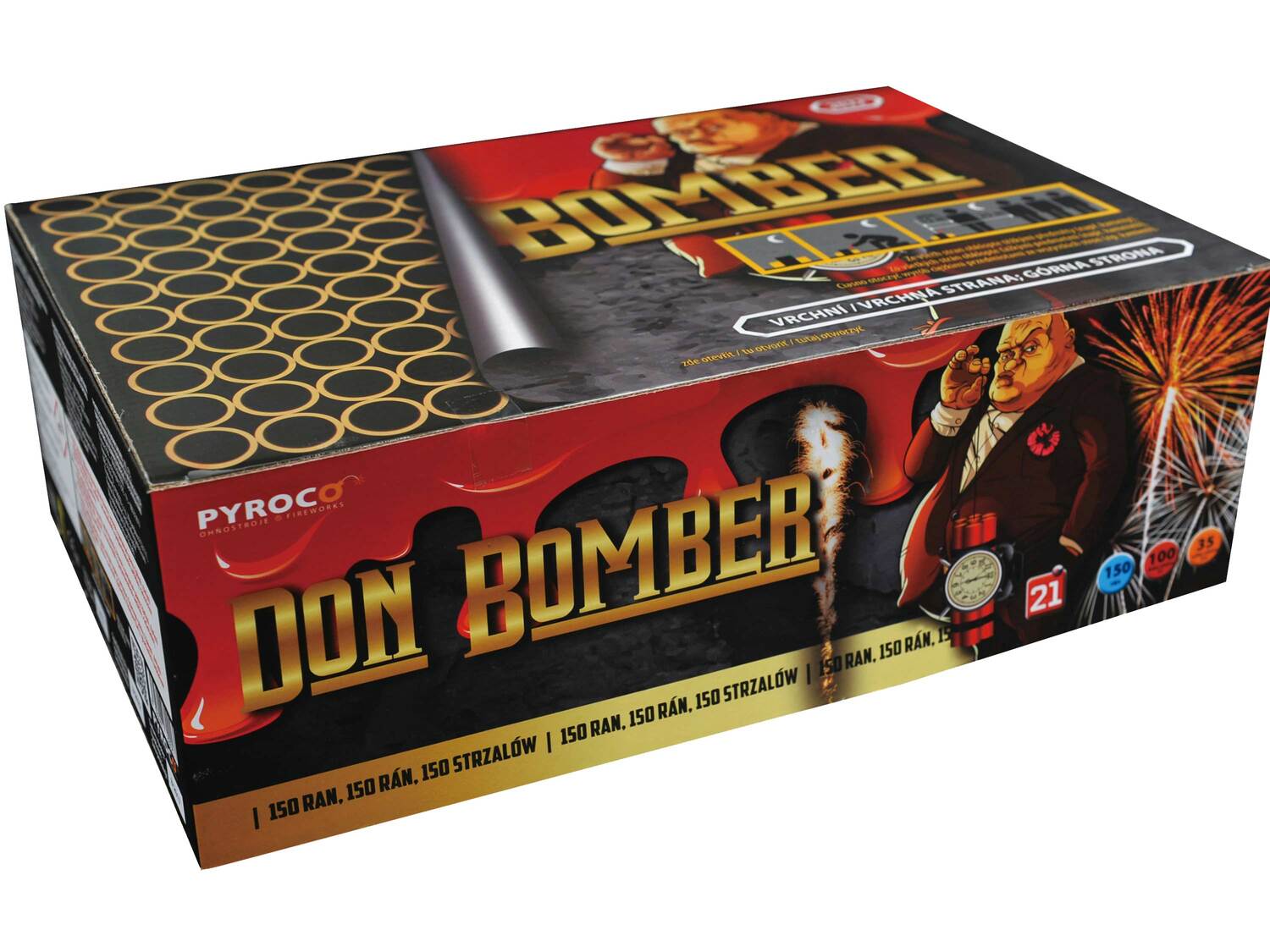 Bateria 150-strzałowa „Don Bomber” , cena 179,00 PLN
- czerwone, zielone ...