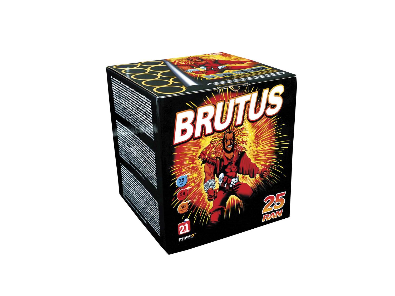 Bateria 25-strzałowa „Brutus” , cena 179,00 PLN
- zielone rozbłyski, brokatowe ...
