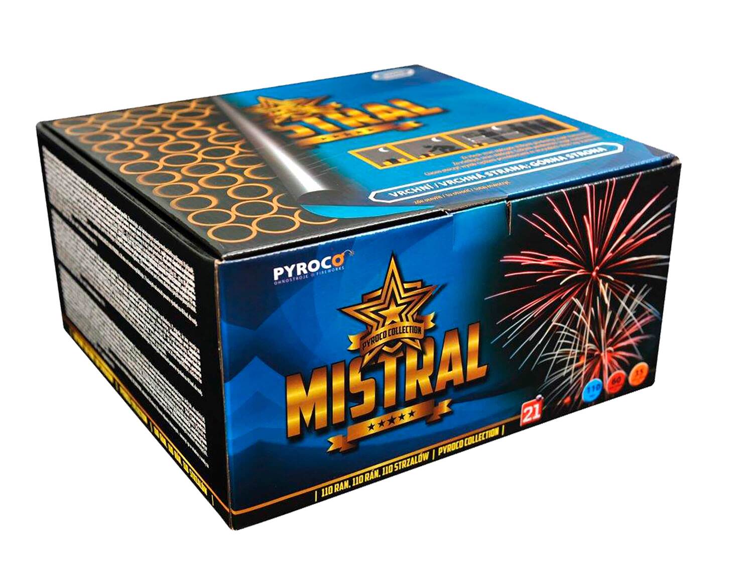 Bateria 110-strzałowa „Mistral” , cena 159,00 PLN
- kaliber ID: 20 mm
- ...