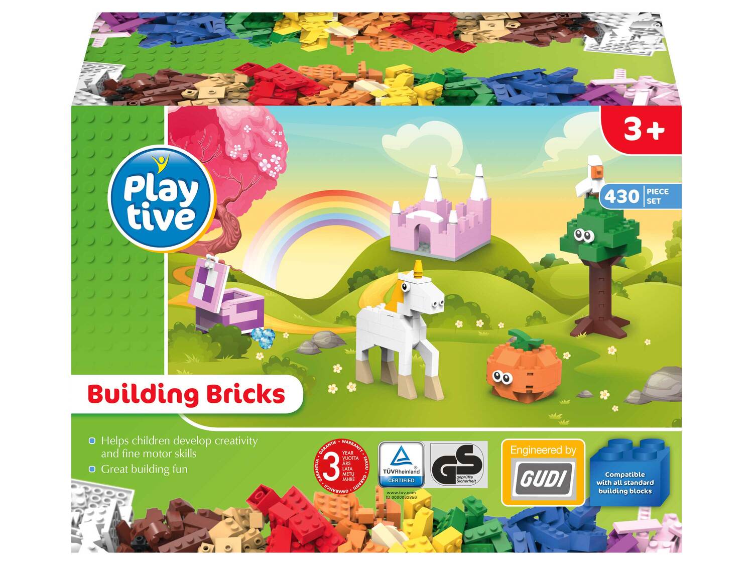 Duży zestaw klocków Playtive, cena 17,00 PLN
- 430 elementów
Opis
- 3+
- ...