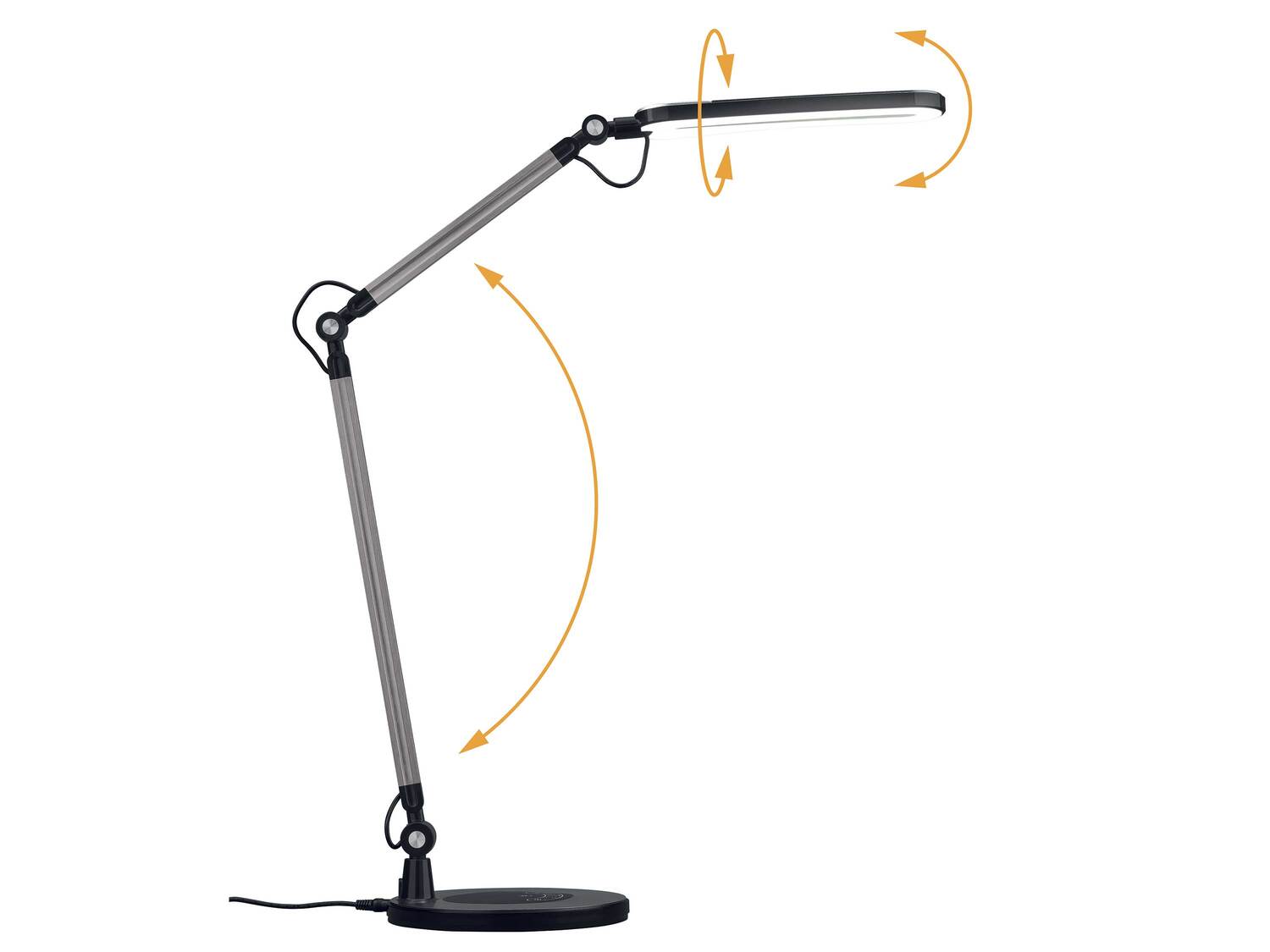 Lampka biurkowa LED Livarno, cena 119,00 PLN
2 kolory
- 20 x 105 x 20 cm (szer. ...