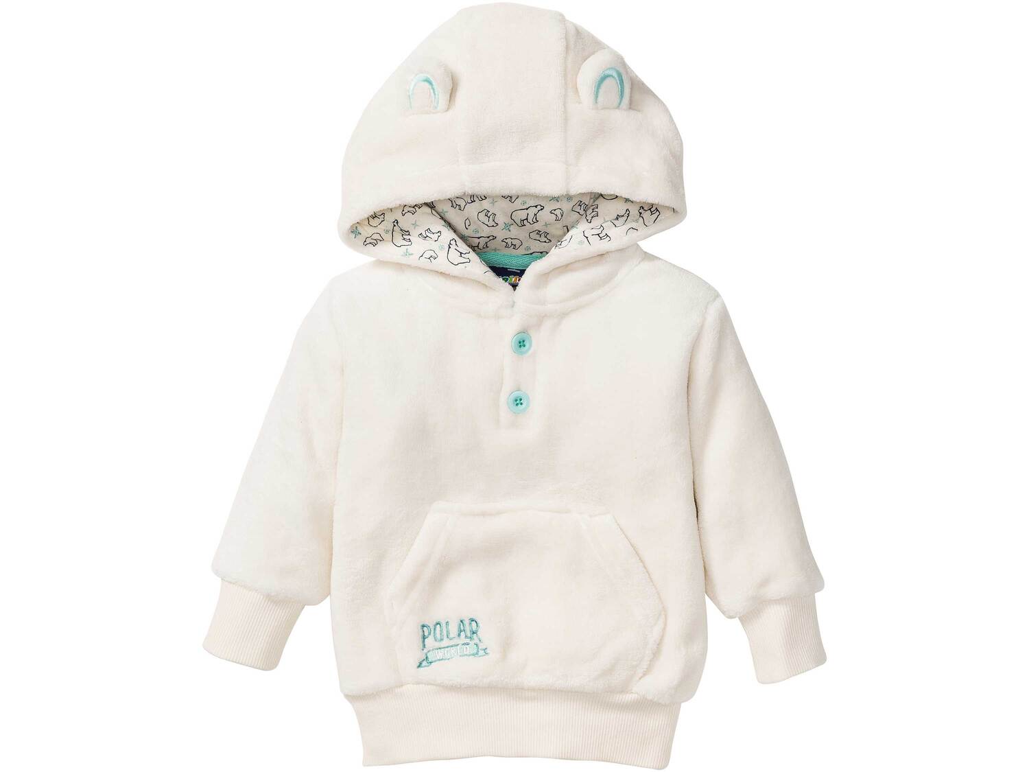Bluza polarowa Lupilu, cena 22,99 PLN
- rozmiary: 62-92
- z miękkiego, przytulnego ...
