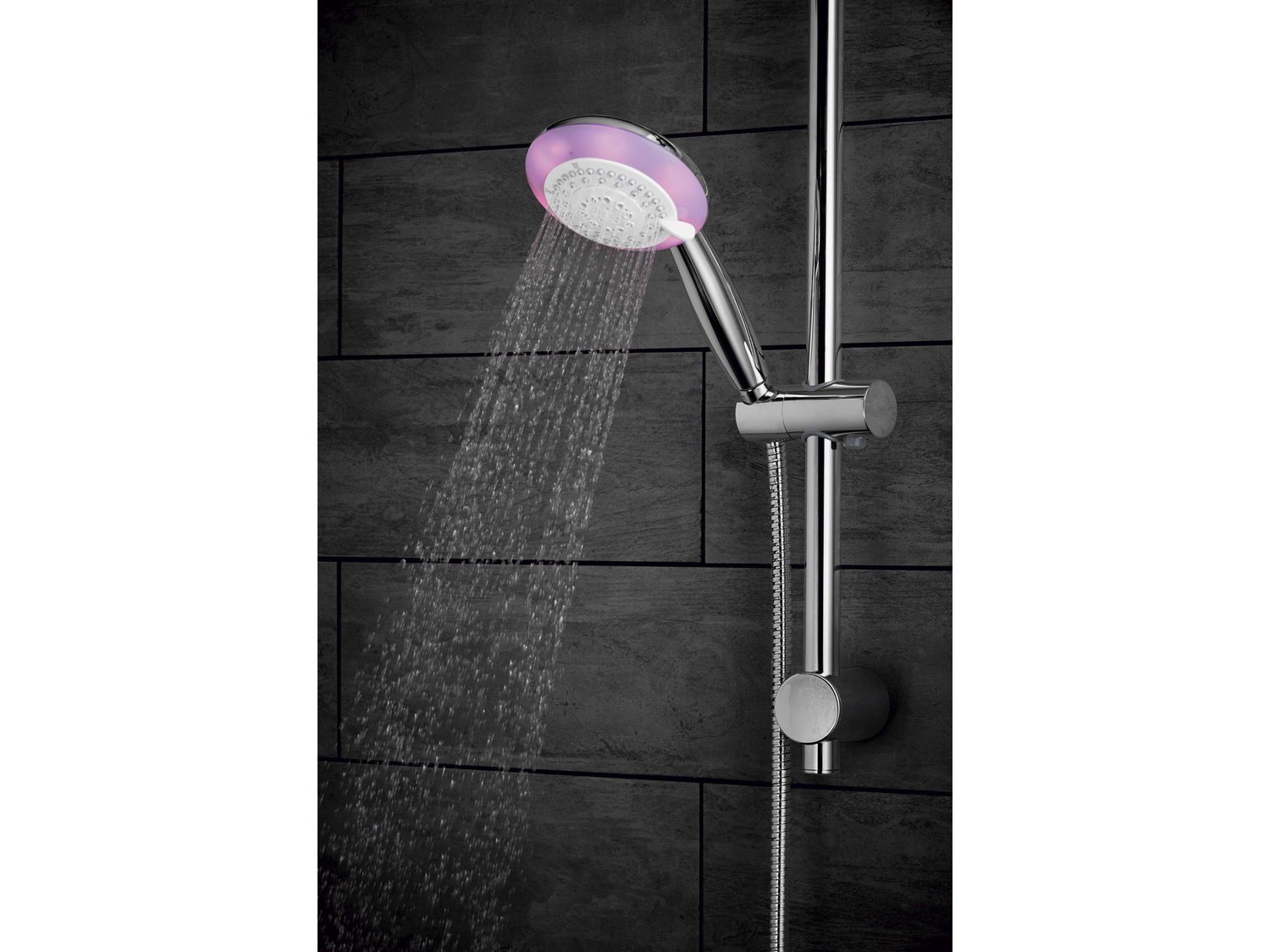 Słuchawka prysznicowa LED Miomare, cena 34,99 PLN
- 6 diod LED
- wbudowany czujnik ...