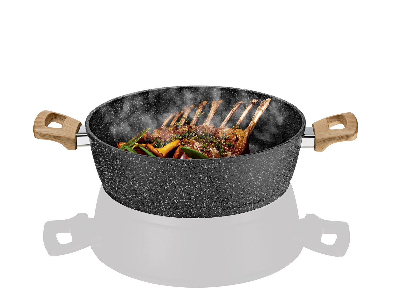 Patelnia do serwowania z odlewu aluminiowego Silverscrest Kitchen Tools, cena 89,90 ...