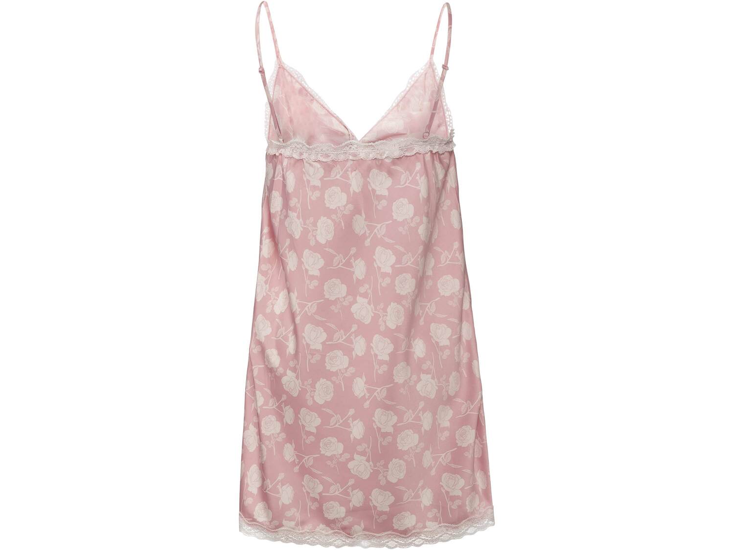Satynowa koszula nocna Esmara Lingerie, cena 24,99 PLN
- rozmiary: 34-44
- wykończona ...