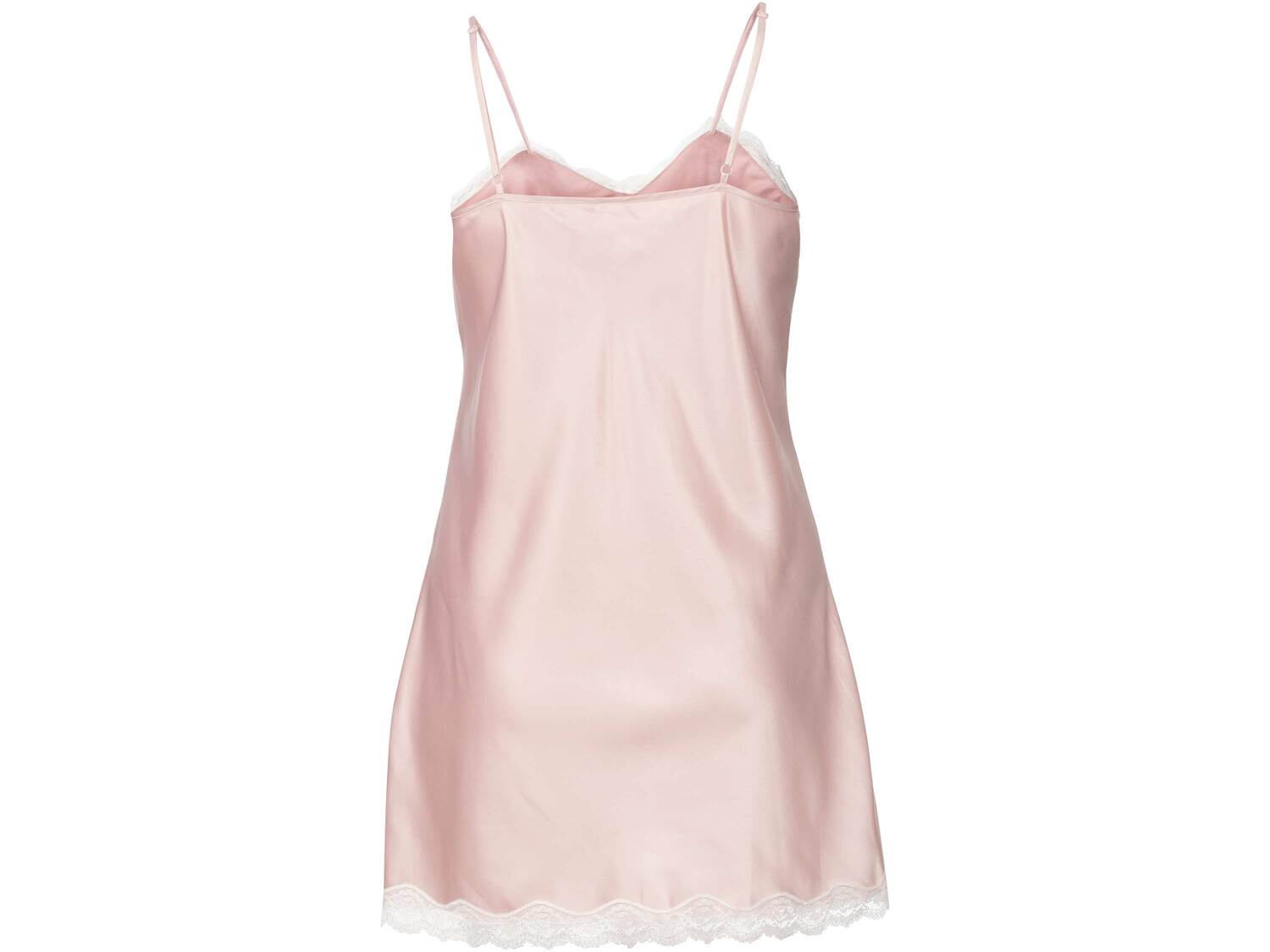 Satynowa koszula nocna XL Esmara Lingerie, cena 29,99 PLN 
- rozmiary: 46-56
- wykończona ...