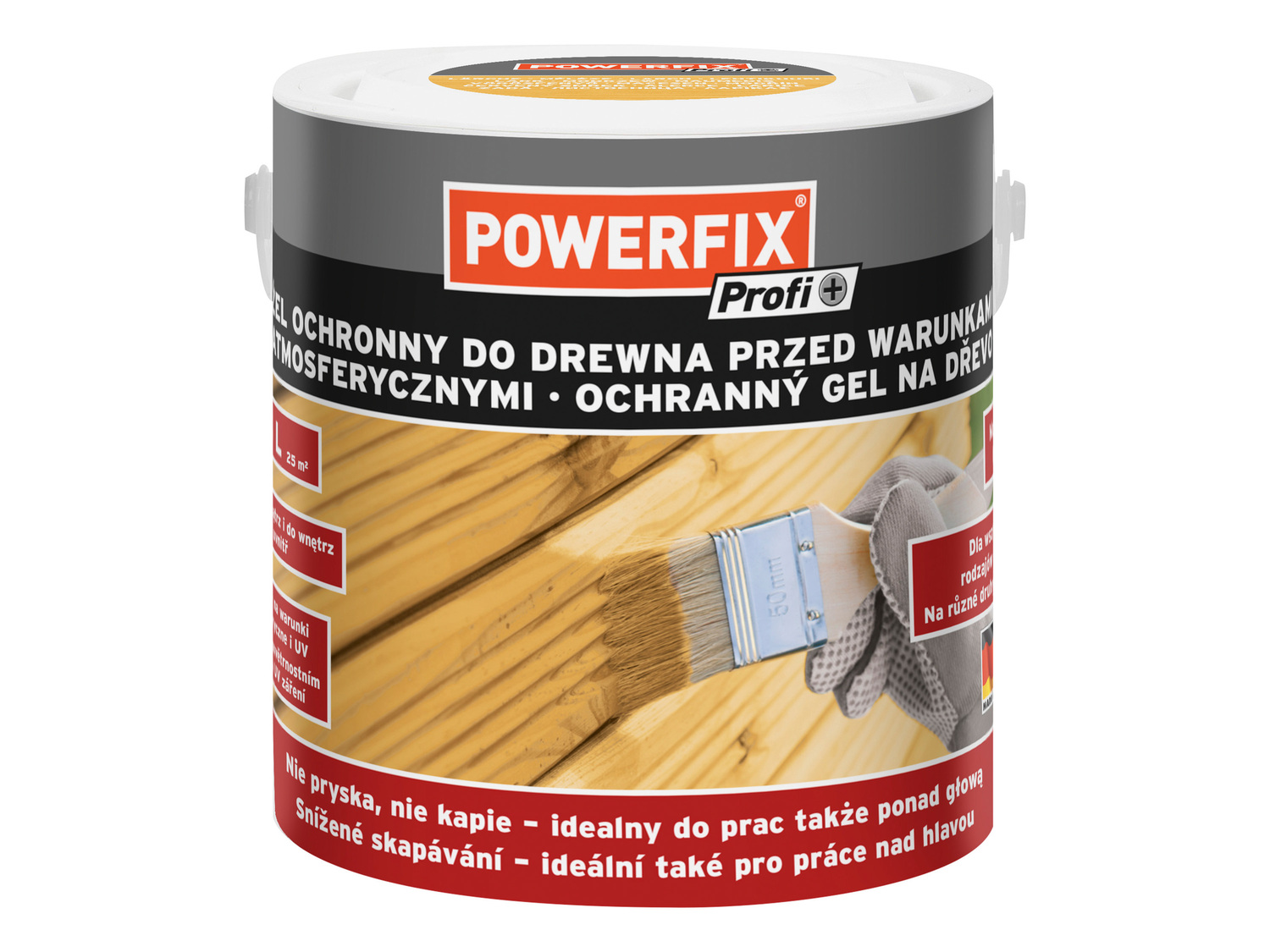 Żel ochronny do drewna 2,5 l Powerfix, cena 29,99 PLN
5 kolorów
- do stosowania ...