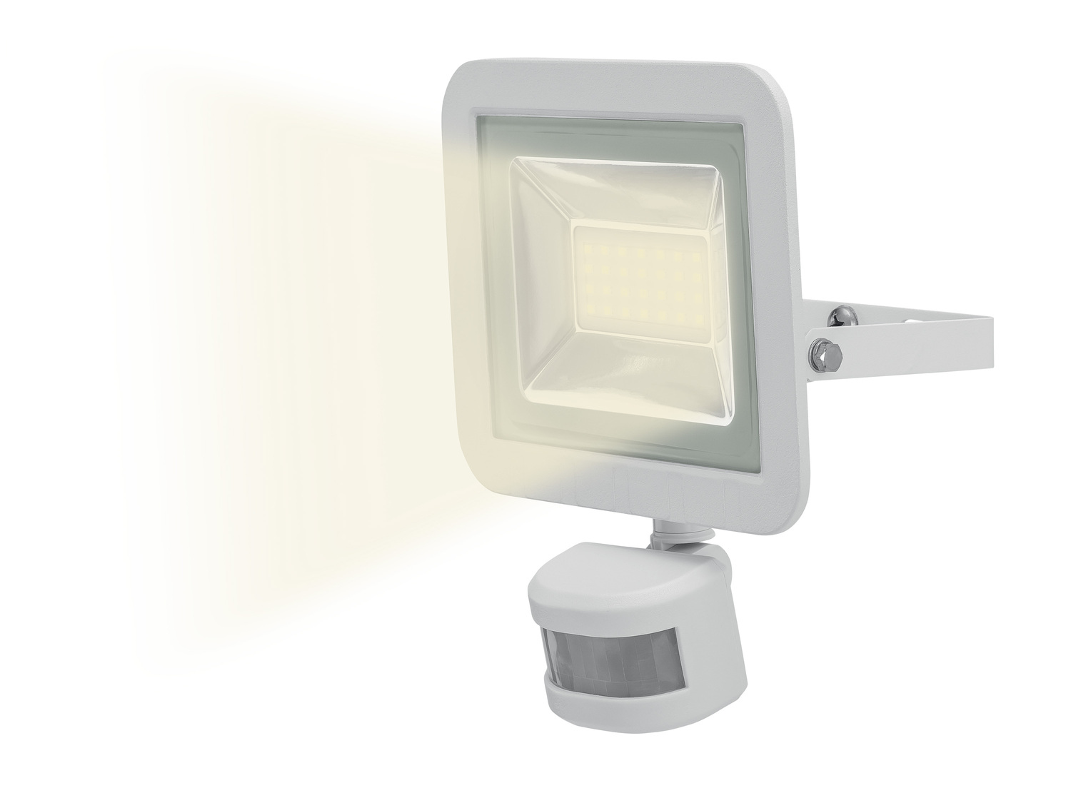 Reflektor LED 24 W z czujnikiem ruchu Livarno, cena 49,99 PLN
- stumień świetlny: ...