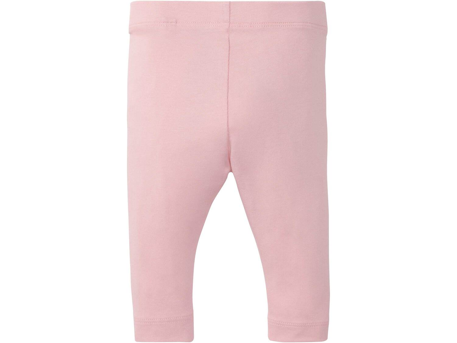 Legginsy niemowlęce Lupilu, cena 7,99 PLN
- rozmiary: 50-92
- 95% bawełny, 5% ...