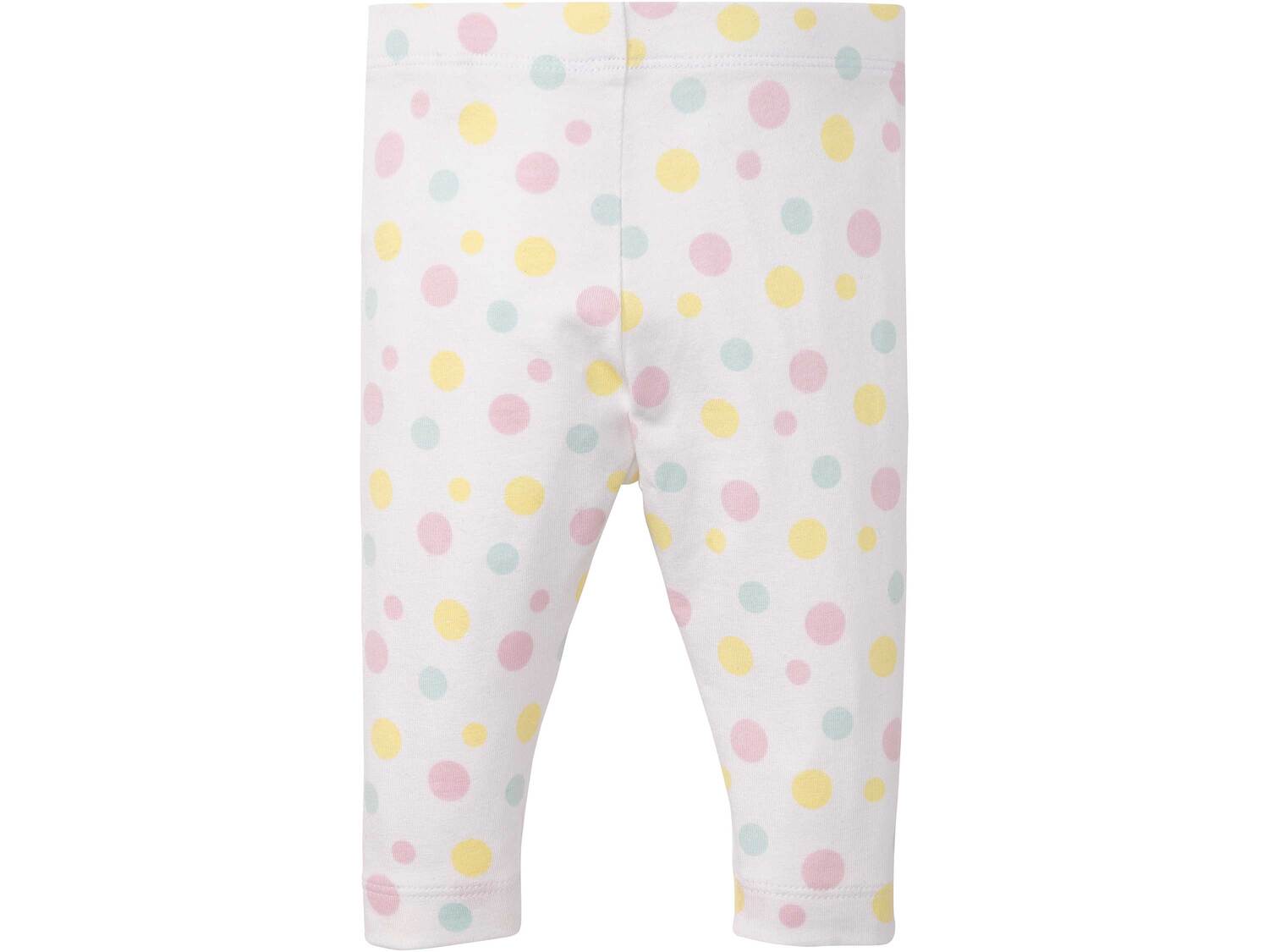 Legginsy niemowlęce Lupilu, cena 7,99 PLN
- rozmiary: 50-92
- 95% bawełny, 5% ...
