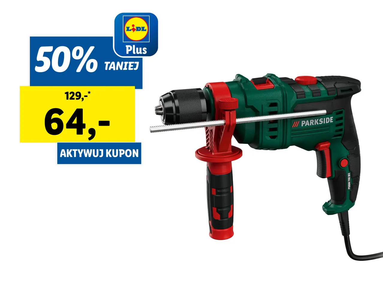 PARKSIDE® Wiertarka udarowa 750 W , cena PLN
PARKSIDE® Wiertarka udarowa 750 ...