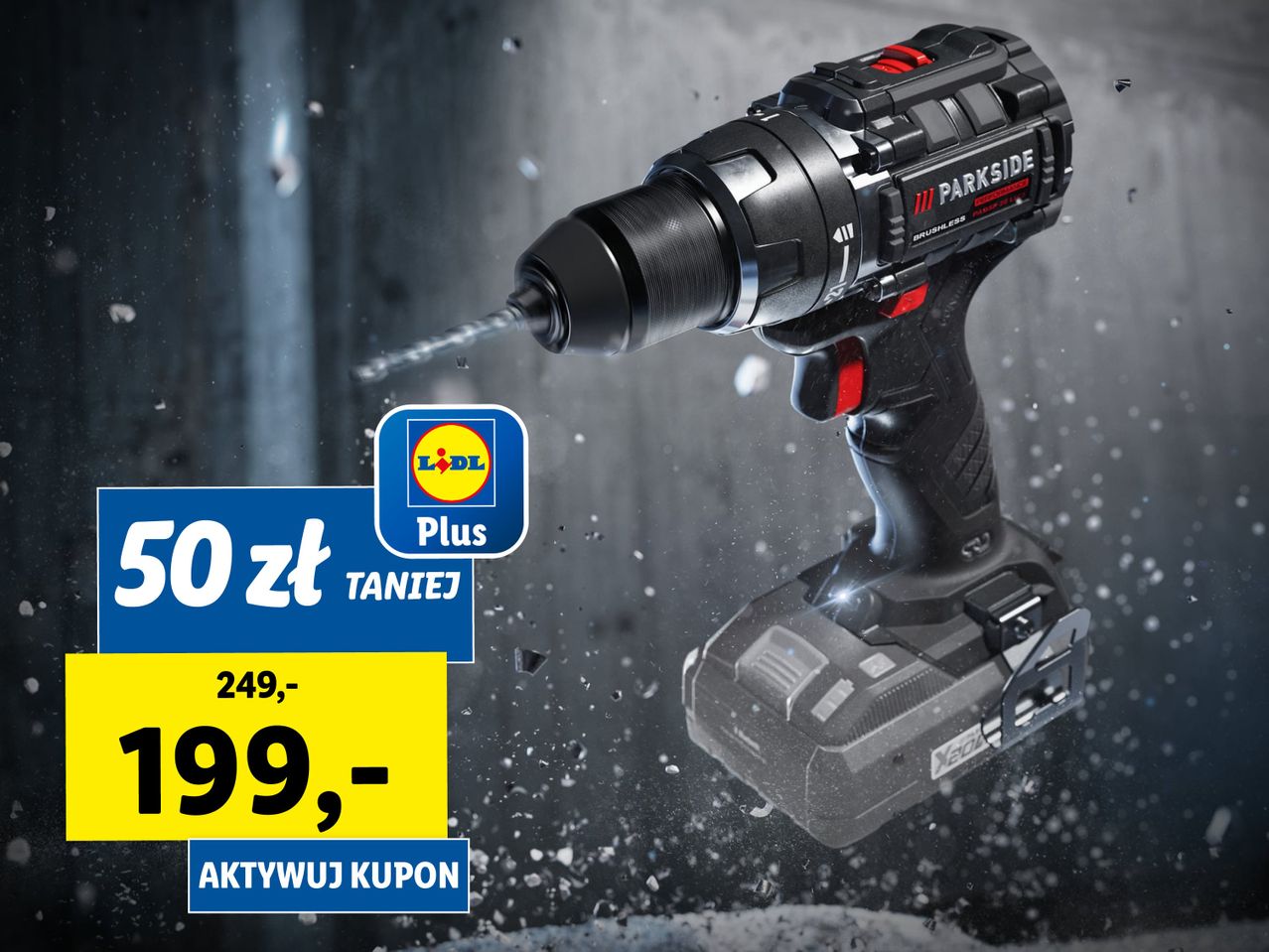 PARKSIDE PERFORMANCE® Akumulatorowa wiertarkowkrętarka , cena PLN
PARKSIDE PERFORMANCE® ...