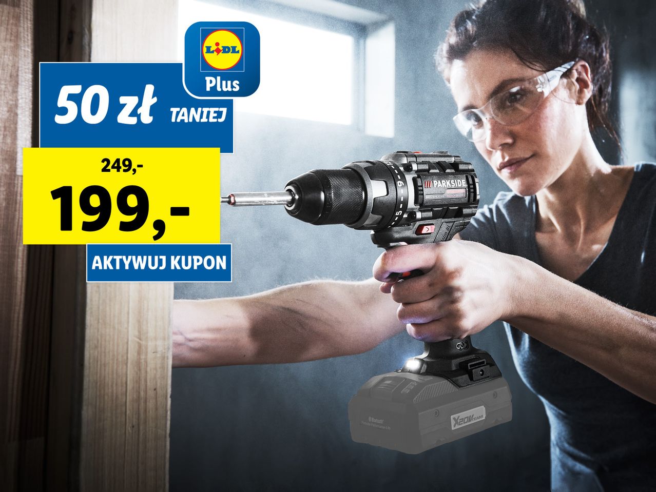 PARKSIDE PERFORMANCE® Akumulatorowa wiertarkowkrętarka , cena PLN
PARKSIDE ...