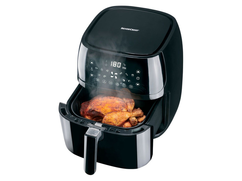 SILVERCREST® Frytkownica beztłuszczowa XL, 2150 W, 5,2 l Silvercrest , cena 329 PLN