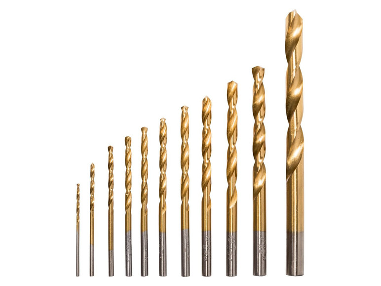 PARKSIDE® Zestaw wierteł PBS 11 A1, 11 elementów, 1 zestaw Parkside , cena 15,99 PLN