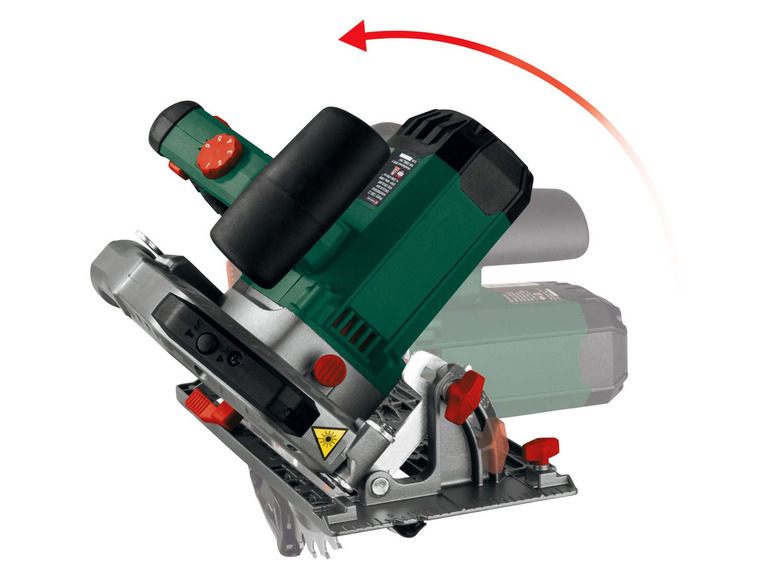 PARKSIDE® Pilarka tarczowa ręczna 1350 W Ø190 mm Parkside , cena 179 PLN