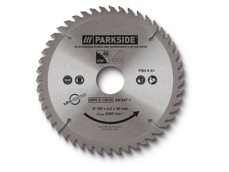 PARKSIDE® Tarcza do pilarki tarczowej 160/190/210 x 2,… Parkside , cena 19,99 ...