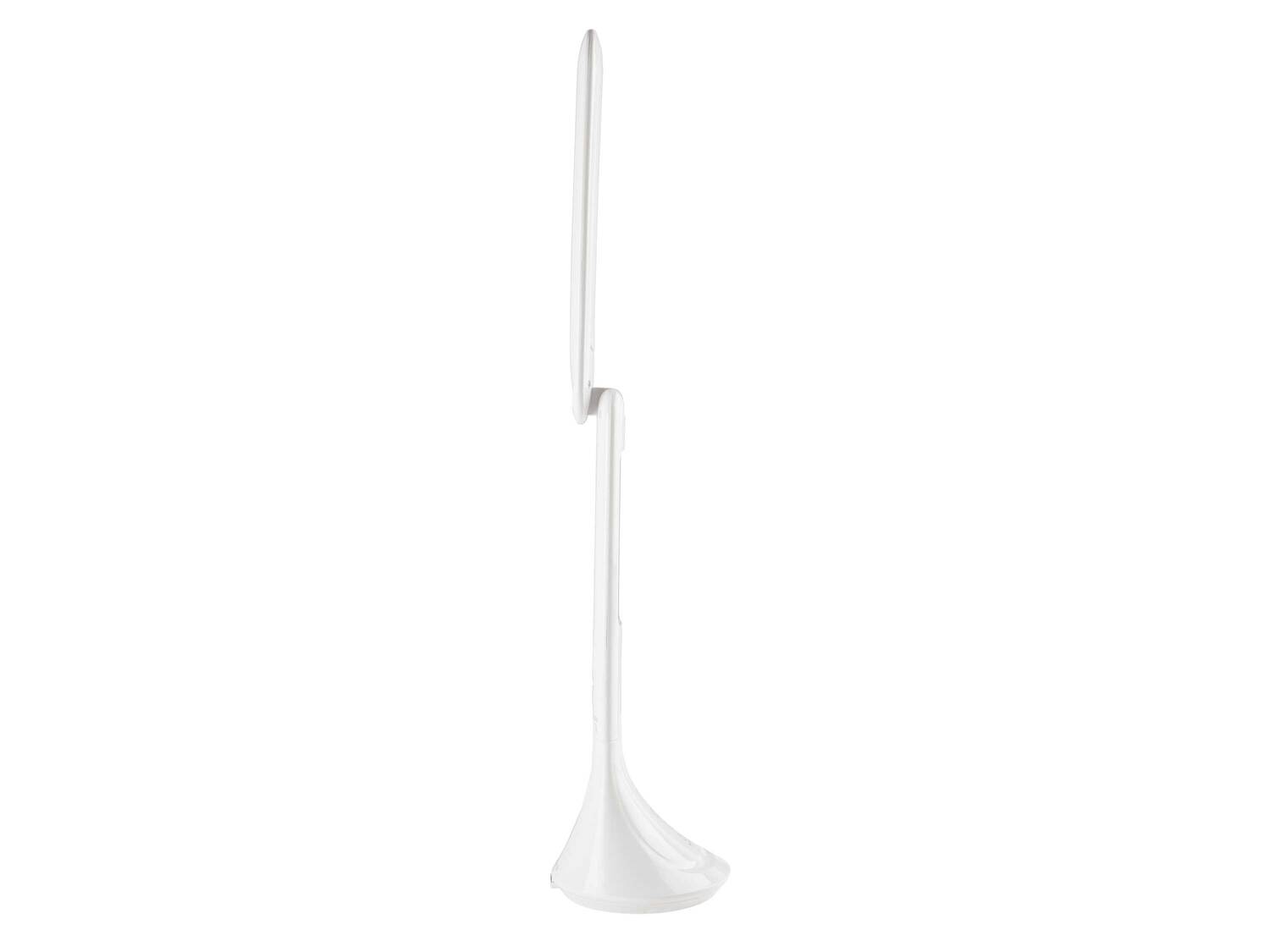 Lampka biurkowa LED z zegarem Livarno, cena 99,00 PLN
- wyświetla czas, datę ...