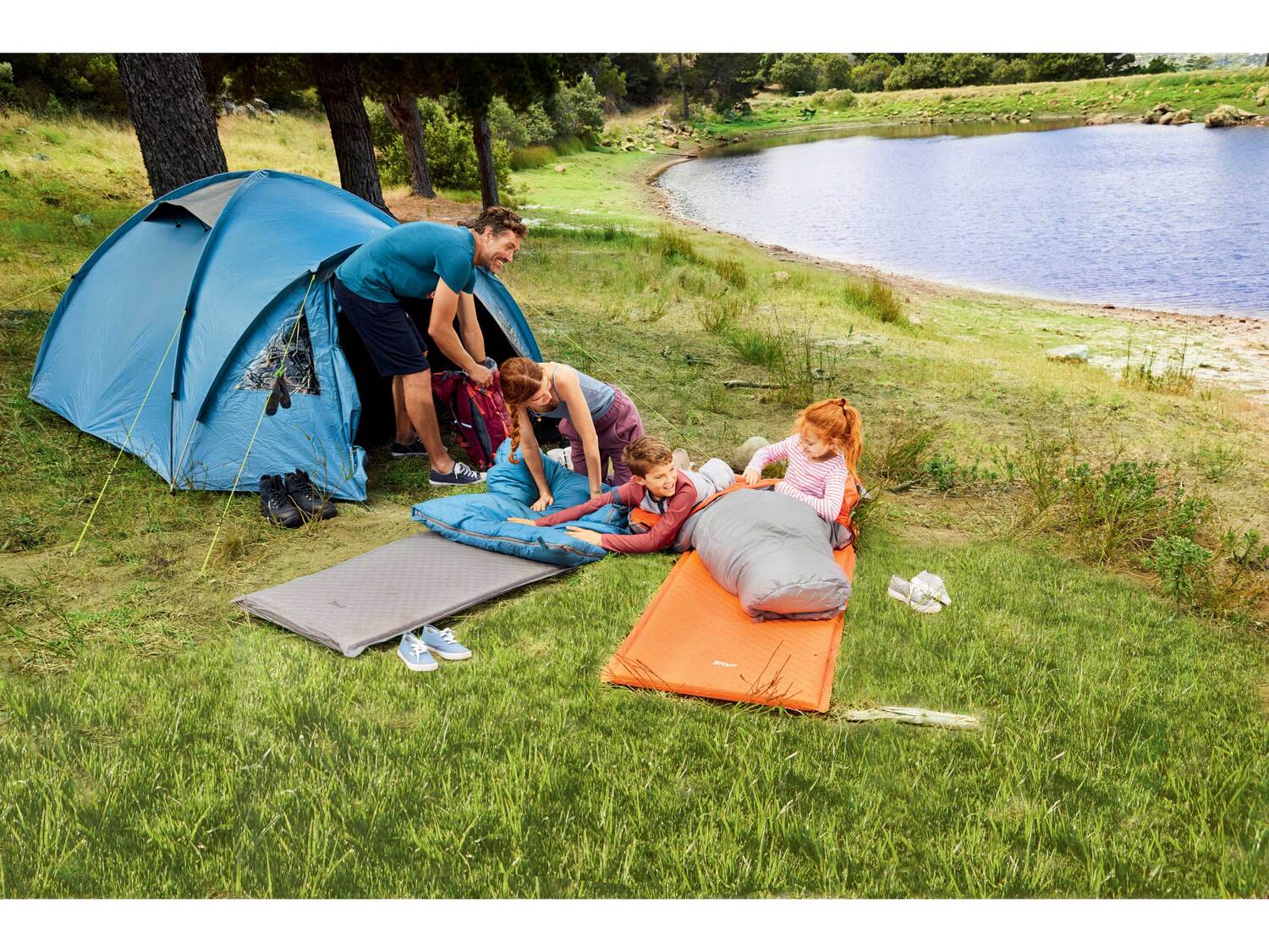 Mata termiczna samopompująca Crivit, cena 79,90 PLN 
- ok. 188 x 66 x 5 cm (dł. ...