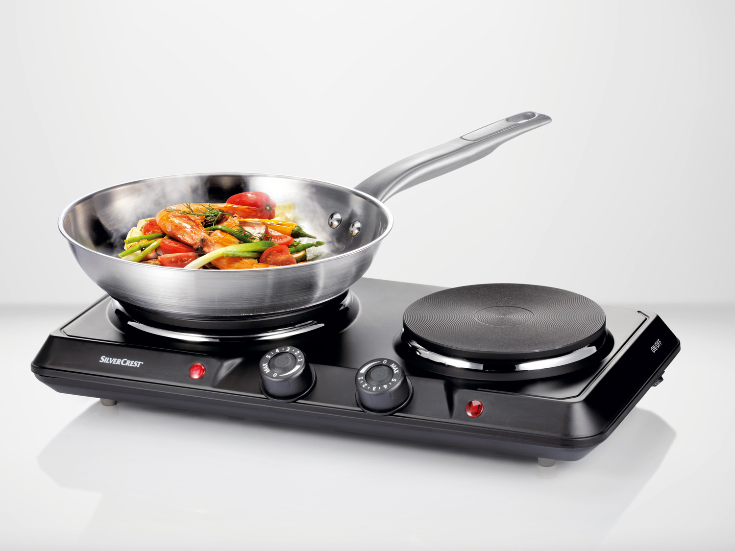 Kuchenka elektryczna z dwiema płytami grzewczymi Silverscrest Kitchen Tools, cena ...