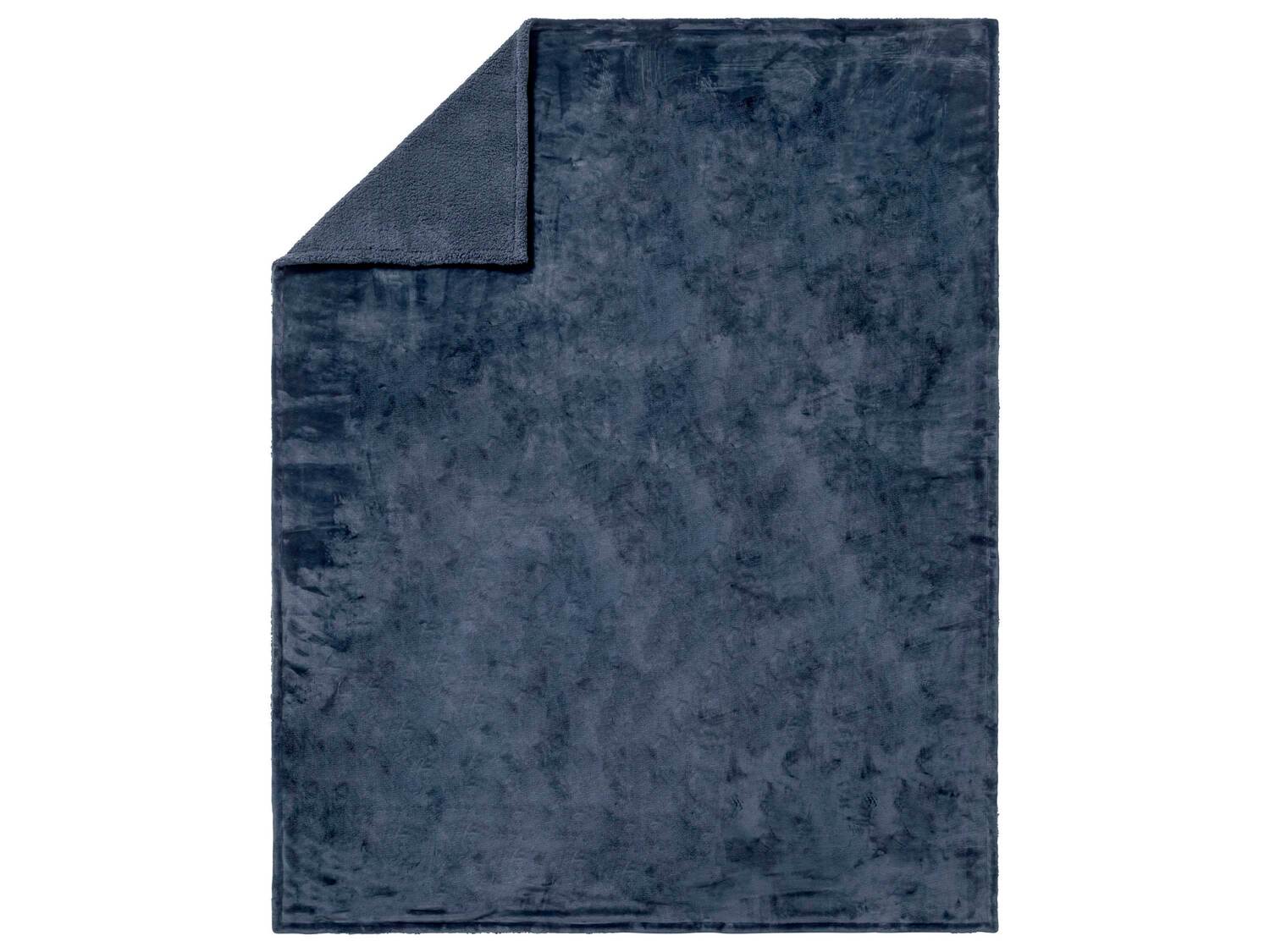 Koc 150 x 200 cm Meradiso, cena 55,00 PLN
- spodnia strona z miękkiego polaru ...
