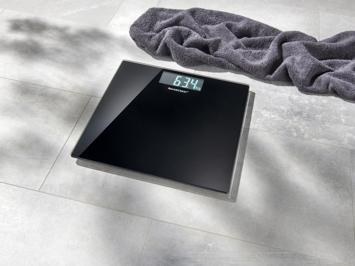 Waga łazienkowa Silvercrest Personal Care, cena 39,99 PLN
- z powierzchnią do ...
