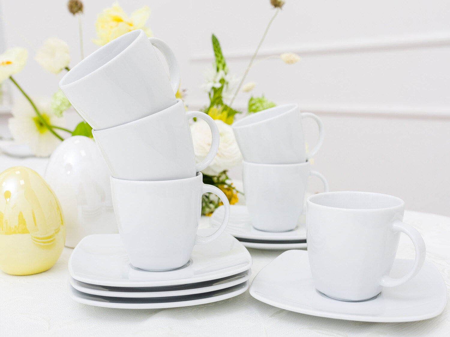 Porcelanowy zestaw kawowy Apostrophe, 12 elementów Chodzież Porcelana, cena 89,90 ...