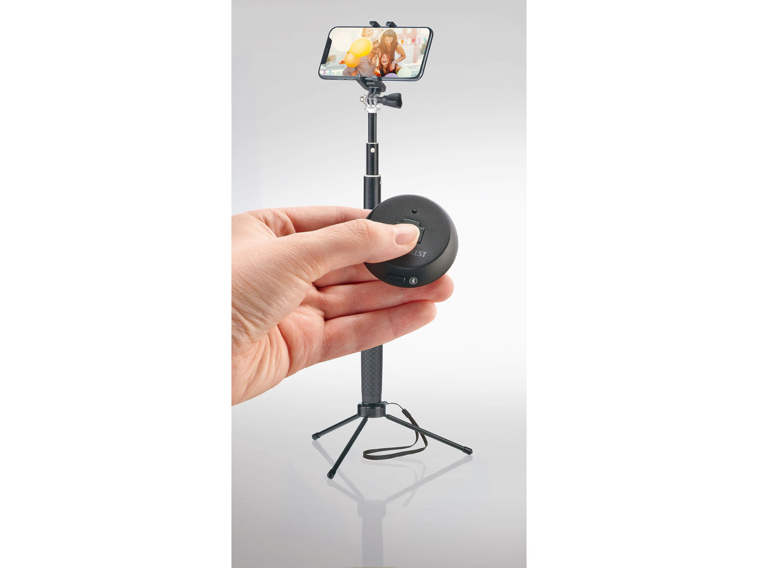 Kij do selfie z Bluetooth® Silvercrest, cena 54,90 PLN
- zdalny wyzwalacz
- ...