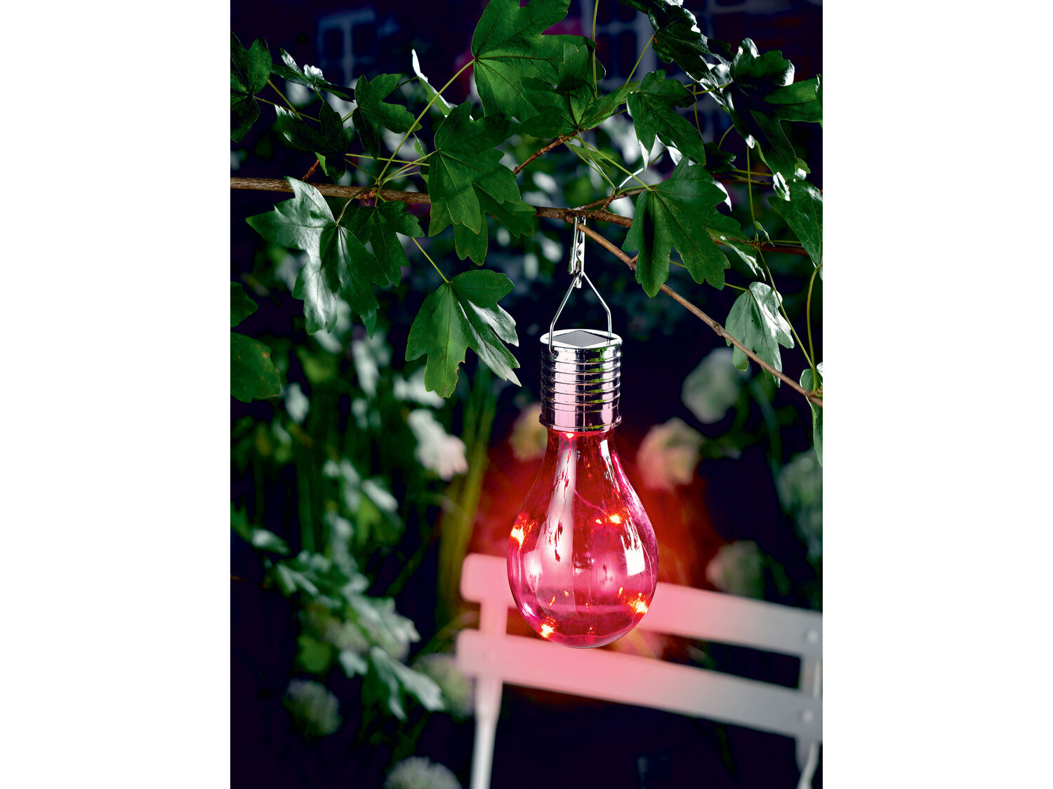 Dekoracyjna lampa solarna Melinera, cena 9,99 PLN
4 kolory
- włącza się automatycznie ...