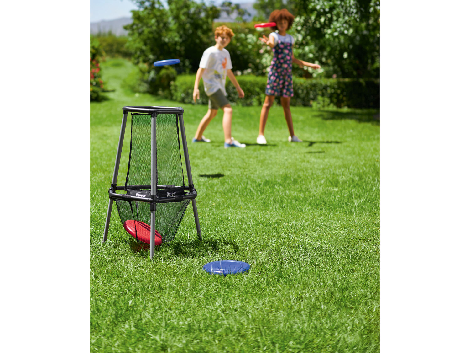 Zestaw disc golf Crivit, cena 79,90 PLN
- kosz z siatką: ok. 53 x 53 x 85 cm
- ...