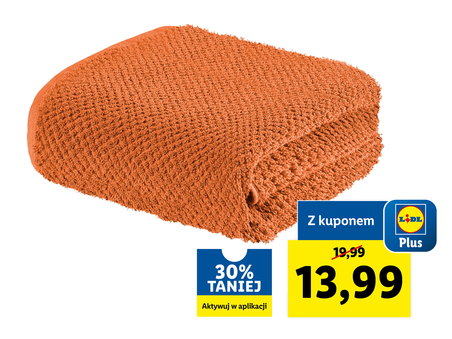 Ręcznik frotté 70 x 130 cm Livarno, cena 19,99 PLN
- 500 g/m²
- 100% ...