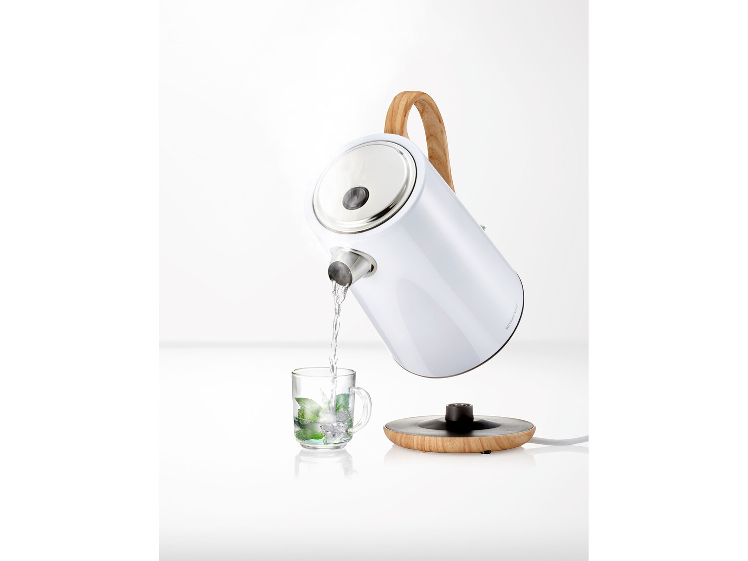 Czajnik elektryczny 3100 W Silverscrest Kitchen Tools, cena 89,90 PLN
- dno ze ...