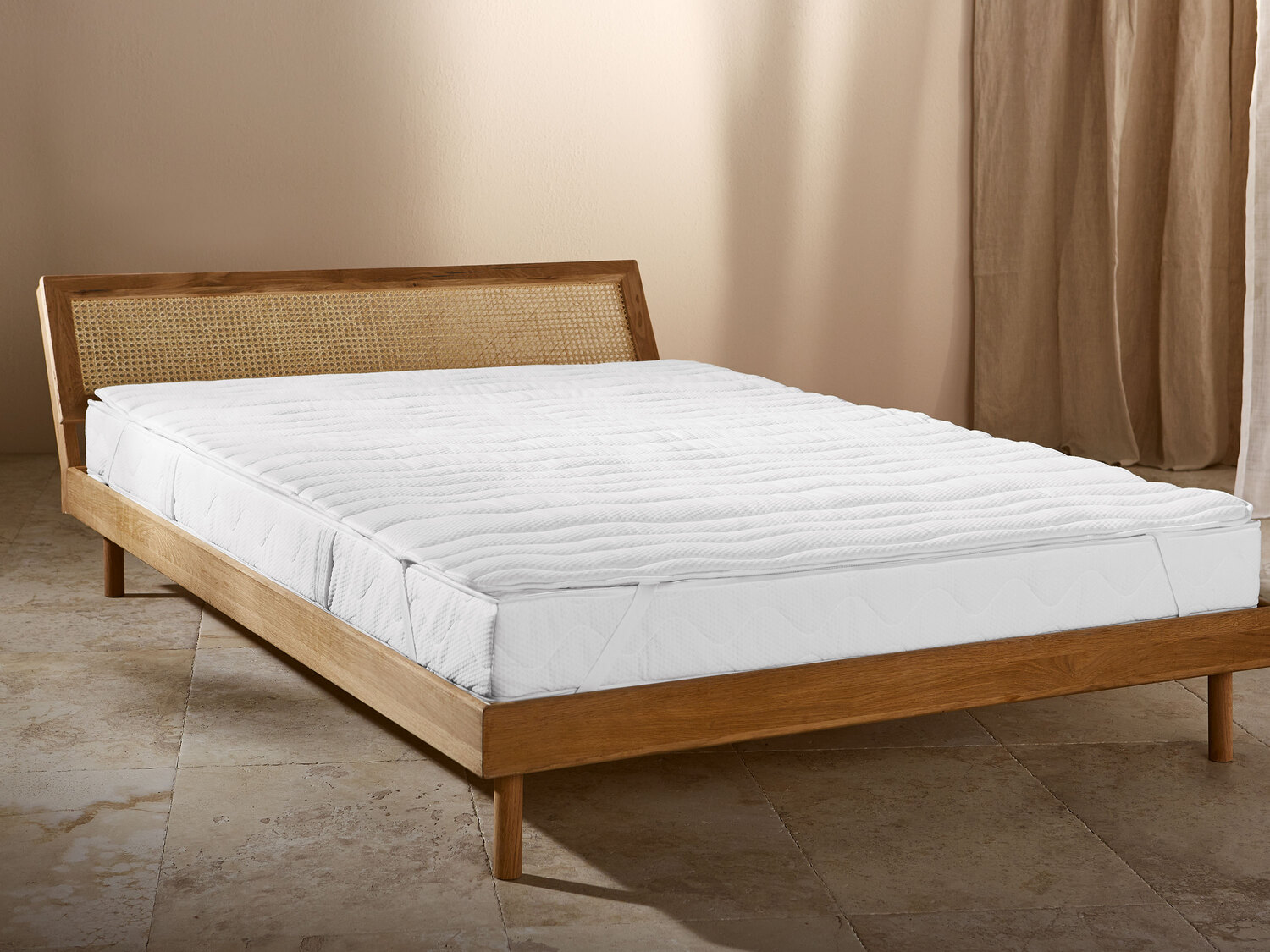 Nakładka na materac 160 x 200 cm Livarno, cena 149,00 PLN
- chroni materac lub ...
