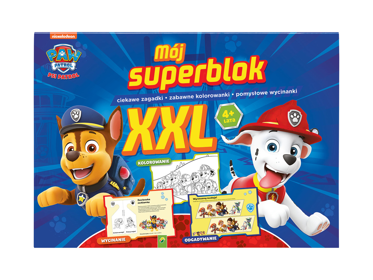 Blok XXL z bohaterami bajek , cena 19,99 PLN
6 wzorów
- zagadki, kolorowanki, ...