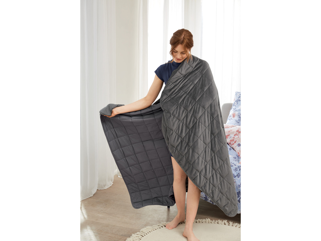 LIVARNO HOME® Koc obciążeniowy 140 x 200 cm - Lidl , cena 99 PLN
LIVARNO HOME® Koc ...