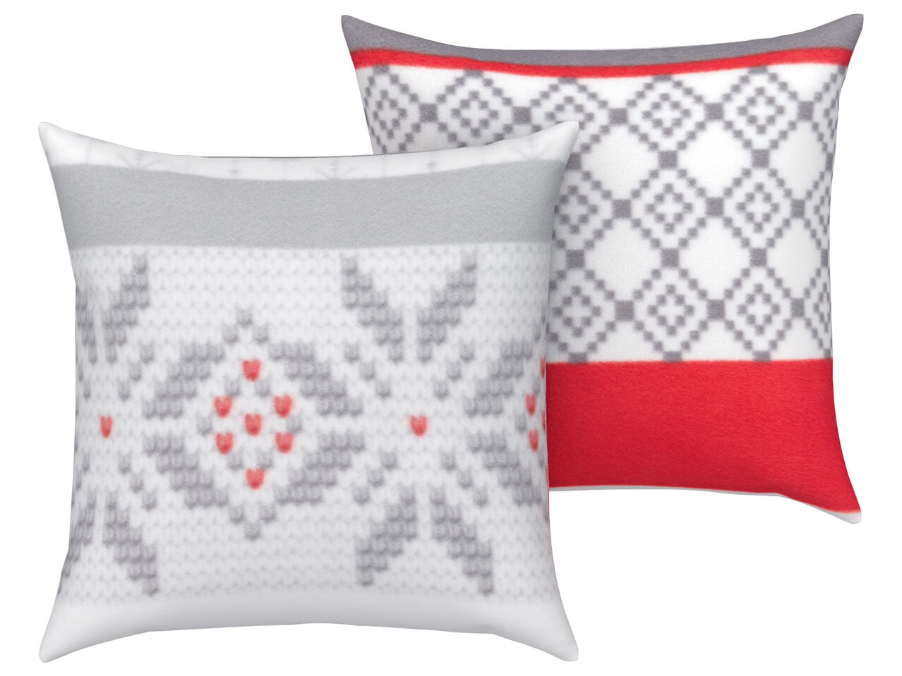 LIVARNO HOME® Poszewki na poduszki z polaru 40 x 40 cm, 2 szt.* , cena 7,99 PLN ...