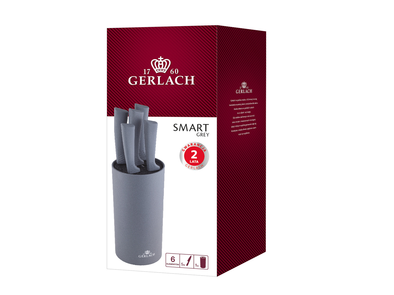 GERLACH SMART Zestaw 5 noży w bloku , cena 149 PLN
GERLACH SMART Zestaw 5 noży ...