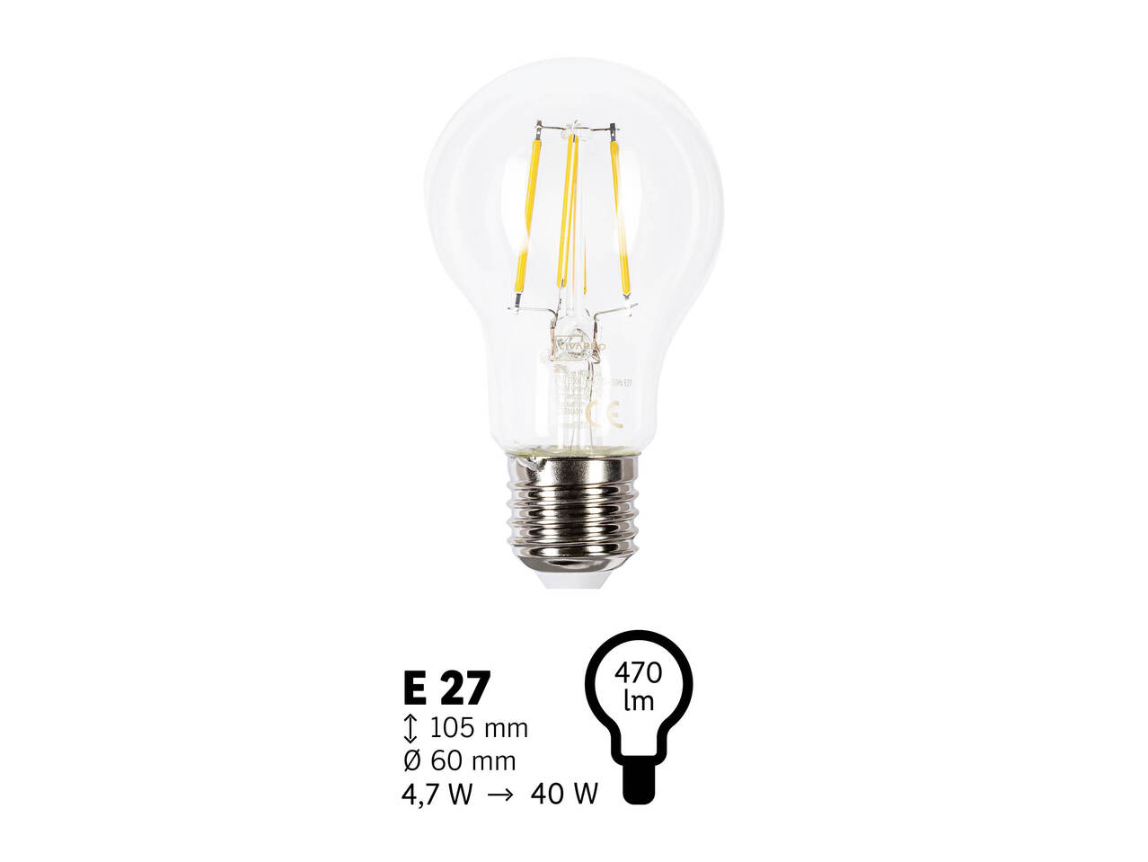 LIVARNO HOME® Żarówka filamentowa LED , cena 7,99 PLN
LIVARNO HOME® Żarówka ...