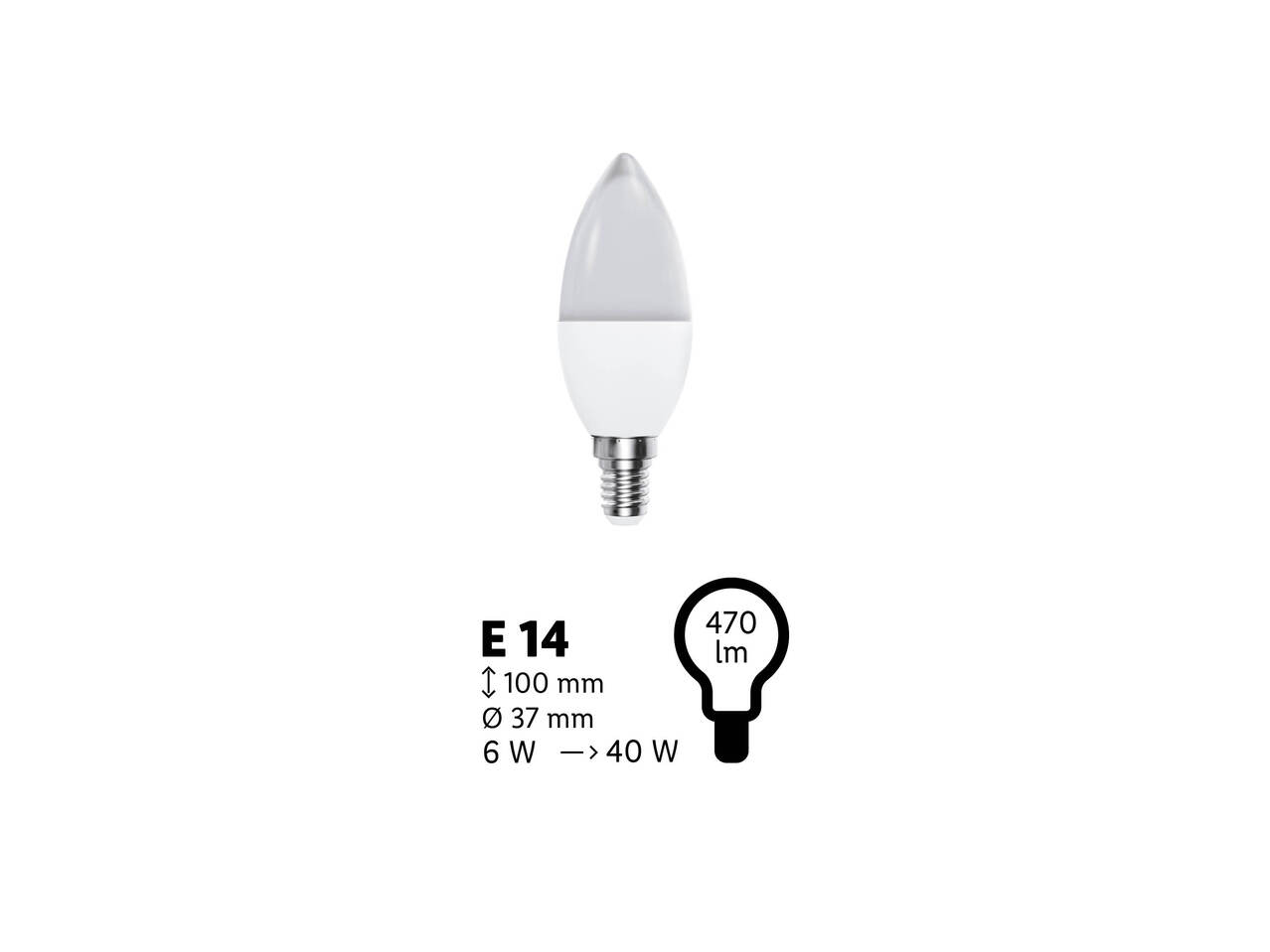 LIVARNO HOME® Żarówka LED , cena 9,99 PLN
- klasa energetyczna G