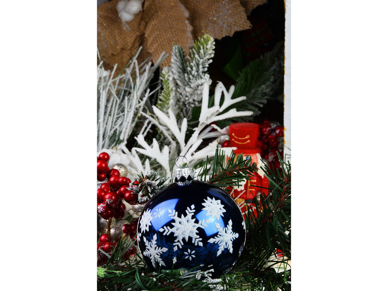 VITBIS® Bombki szklane 80 mm, 6 szt. , cena 16,99 PLN