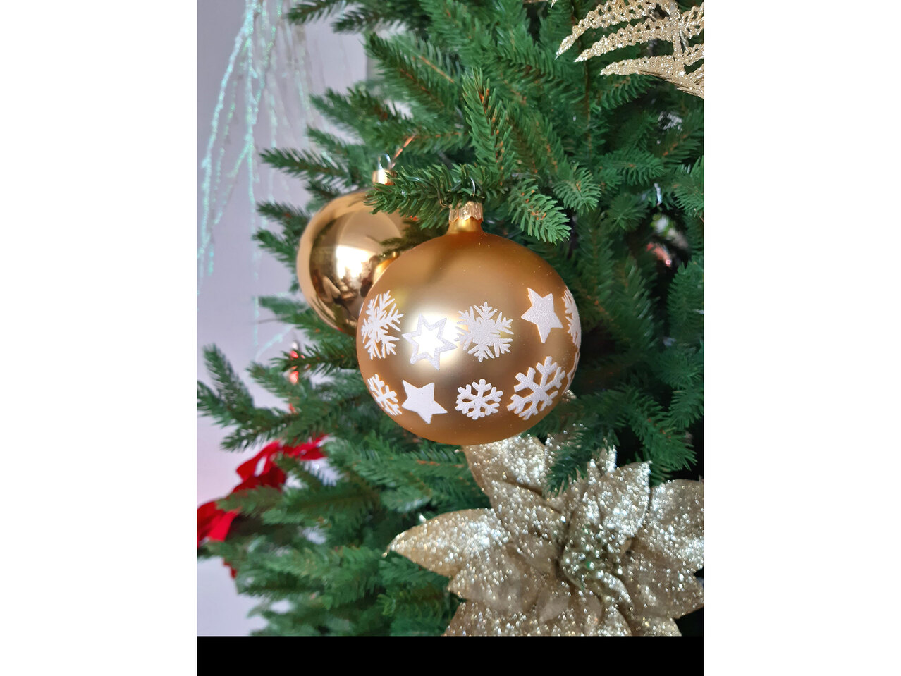 VITBIS® Bombki szklane 100 mm, 4 szt. , cena 19,99 PLN
