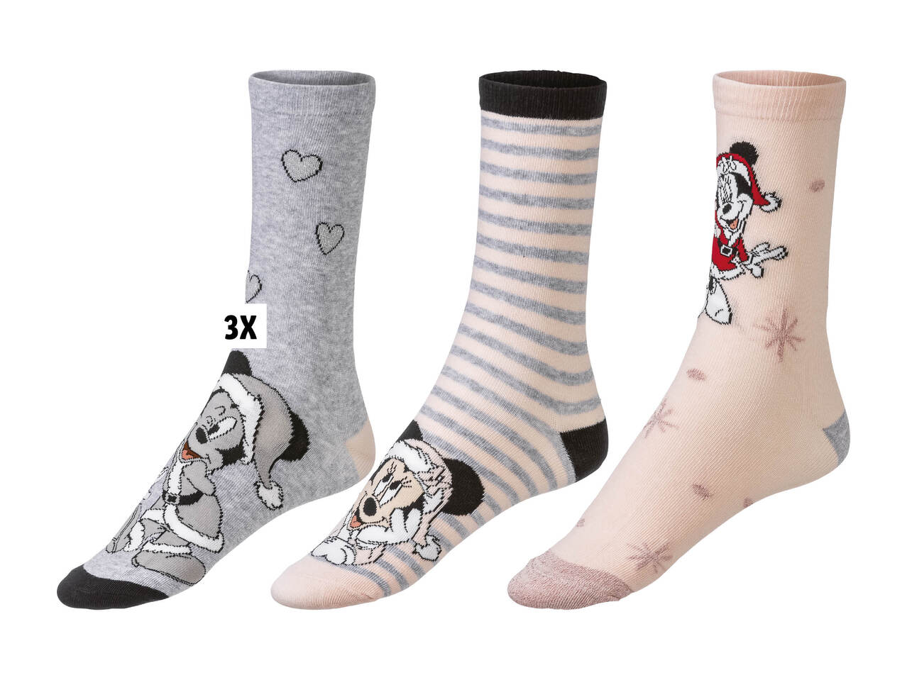 Skarpetki damskie z kolekcji Myszka Minnie,Skarpetki damskie z kolekcji Myszka Minnie, ...