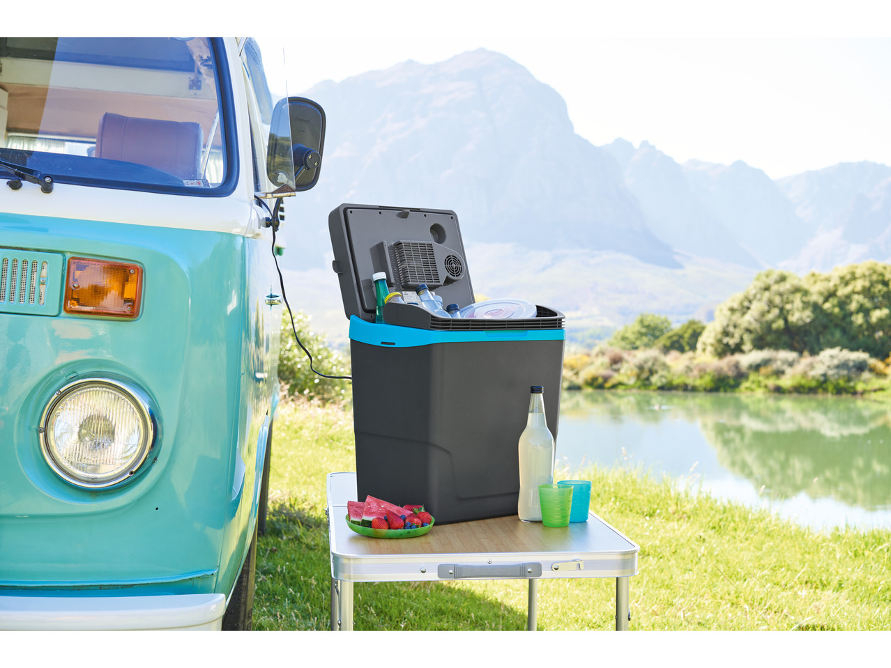 CRIVIT® Przenośna lodówka elektryczna 30 l , cena 229 PLN
- szybkie i równomierne ...