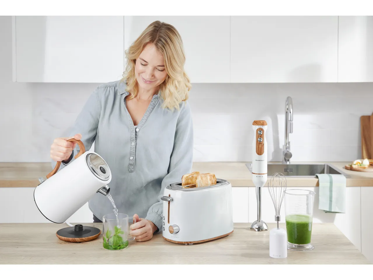 SILVERCREST® KITCHEN TOOLS Blender ręczny 600 , cena 79,9 PLN
SILVERCREST® ...