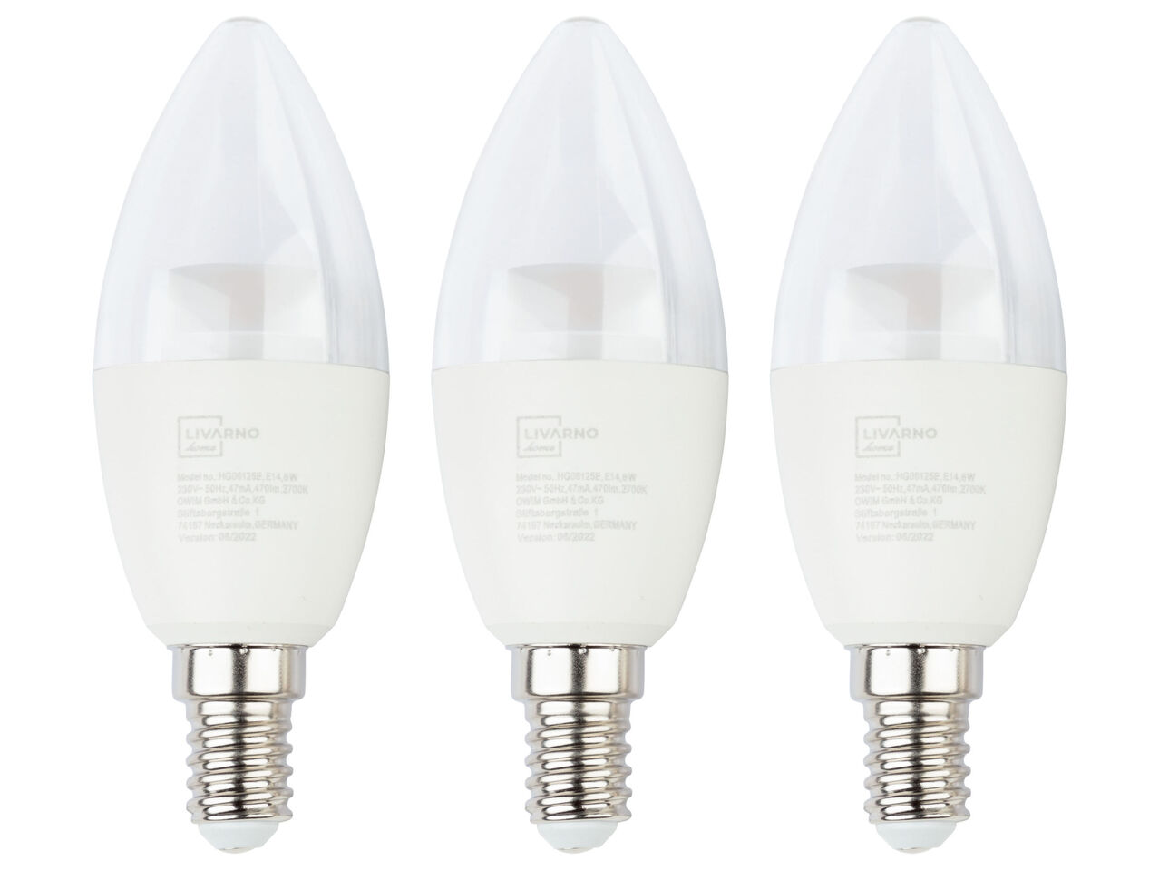 LIVARNO HOME® Żarówki LED, 2 lub 3 szt. , cena 14,99 PLN
LIVARNO HOME® Żarówki ...