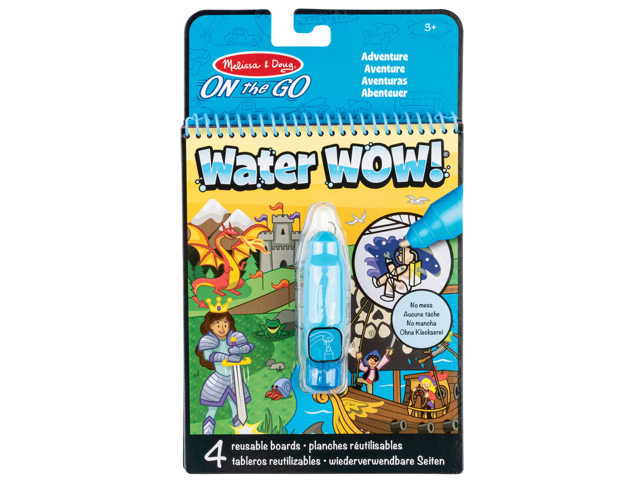 MELISSA & DOUG® Kolorowanka wodna , cena 24,99 PLN
4 wzory
- w zestawie ...