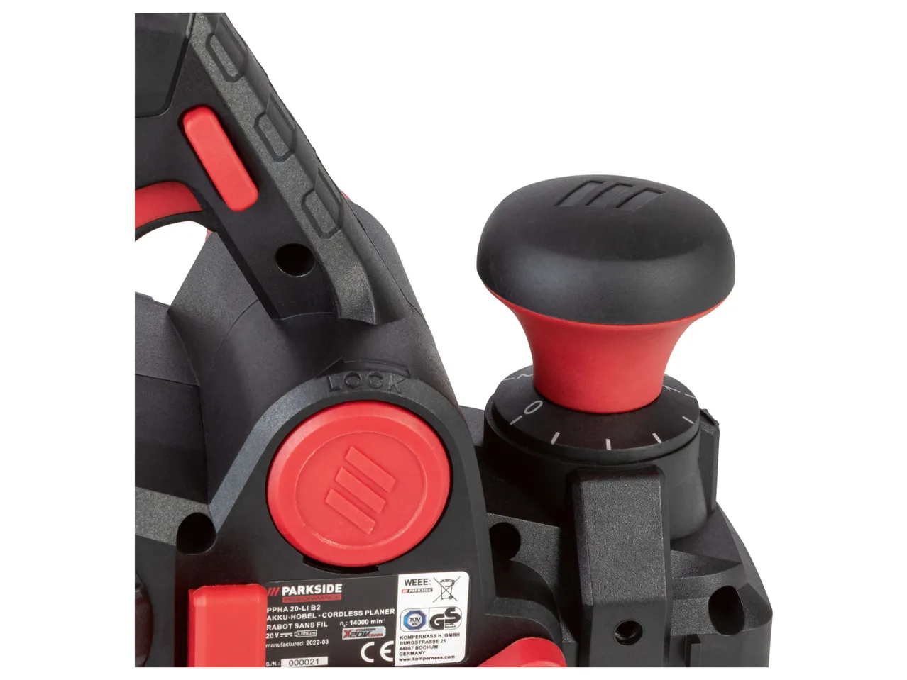 PARKSIDE PERFORMANCE® Akumulatorowy strug 20 , cena 299 PLN
PARKSIDE PERFORMANCE® Akumulatorowy ...