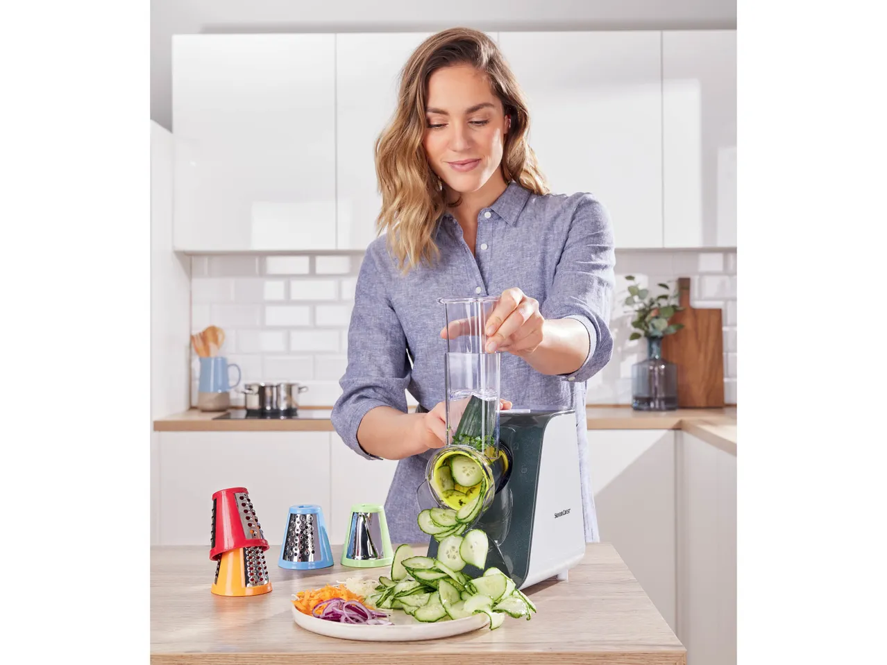 SILVERCREST® KITCHEN TOOLS Elektryczna tarka , cena 99 PLN
SILVERCREST® KITCHEN ...
