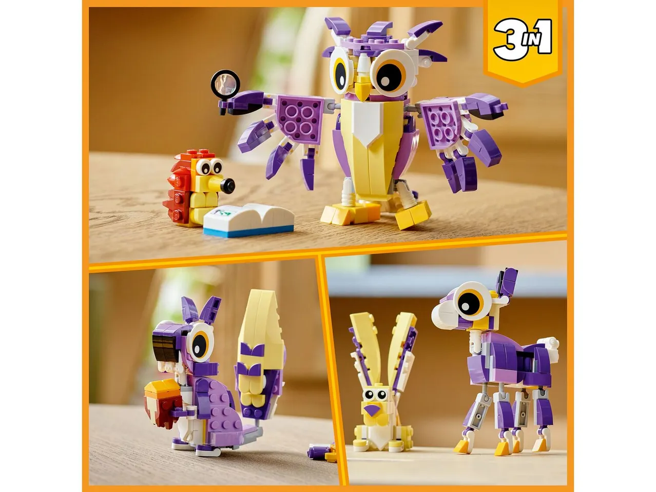 Klocki LEGO® 31123, 31125, 31058 , cena 39,99 PLN