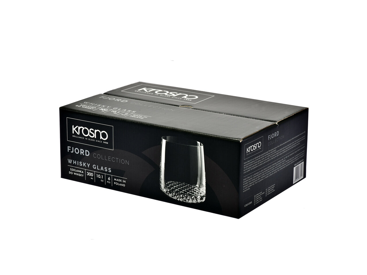 KROSNO® Szklanki do whisky Fjord 300 ml, 6 szt. , cena 49,99 PLN